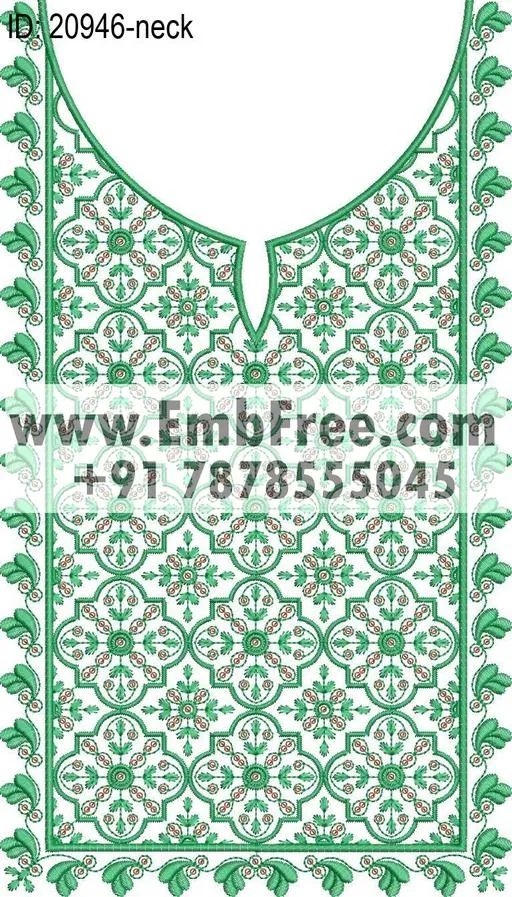 neck embroidery designs-ID:20946