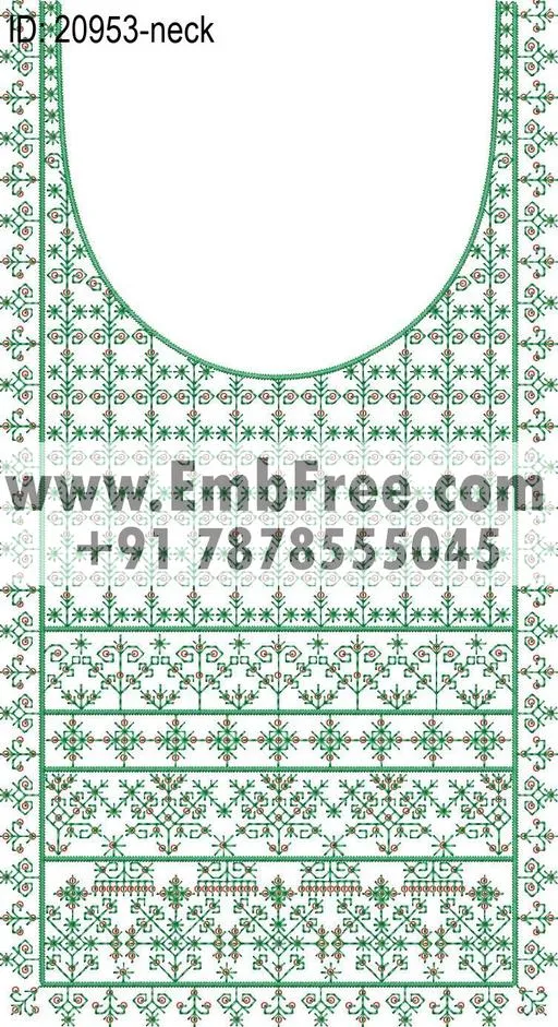 neck embroidery designs-ID:20953