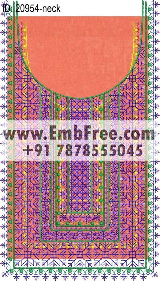 neck embroidery designs-ID:20954