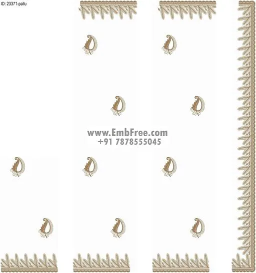 saree cpallu embroidery design thumbnail 2