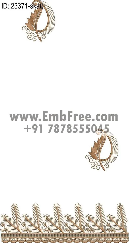 saree cpallu embroidery design thumbnail 3