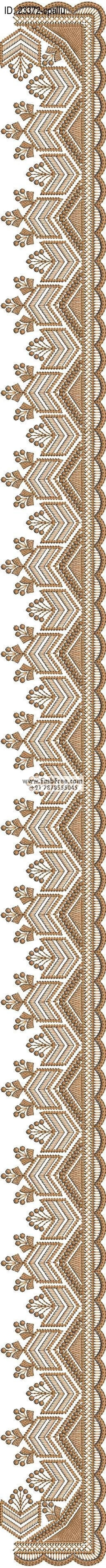 saree cpallu embroidery design