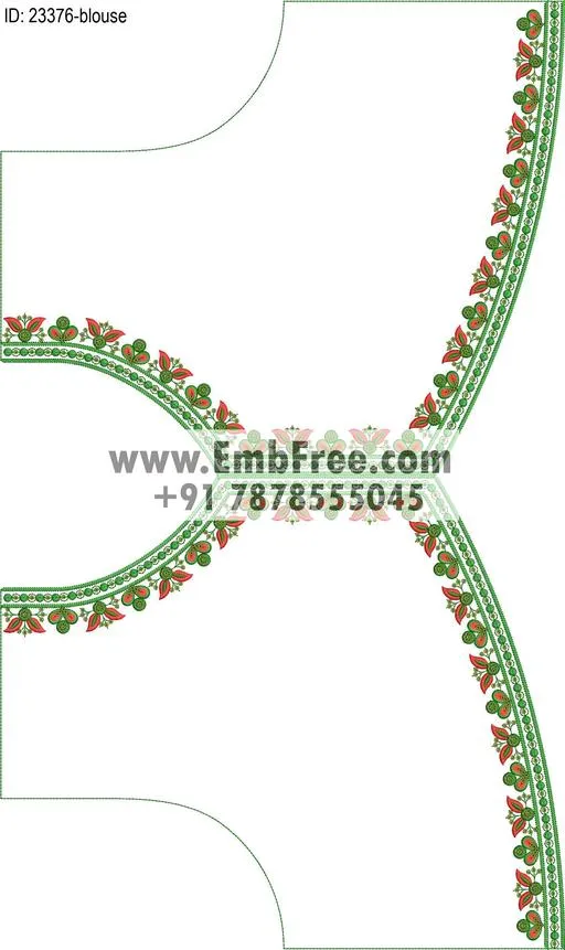 blouse embroidery design