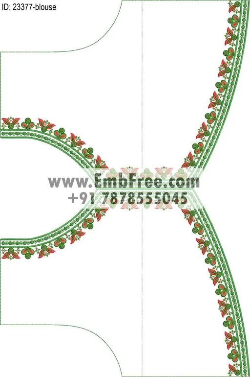 blouse embroidery design