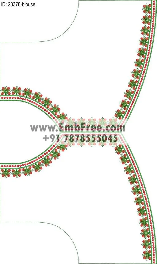 blouse embroidery design