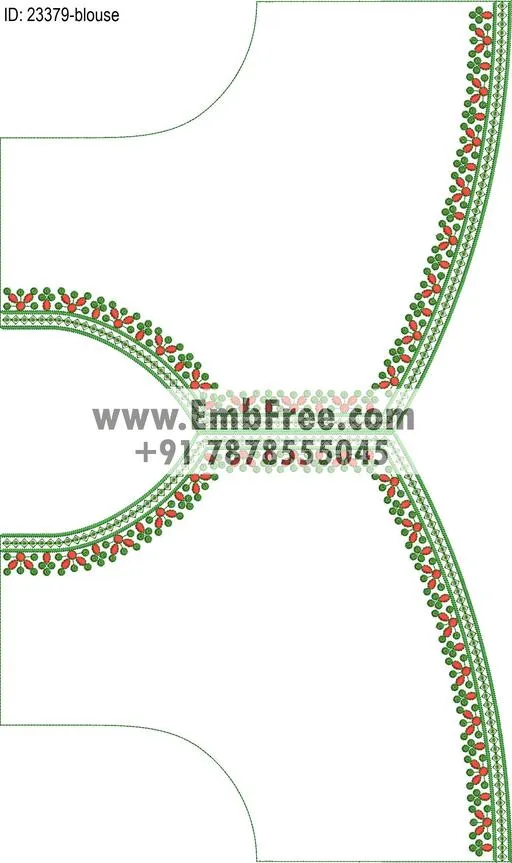 blouse embroidery design-ID:23379