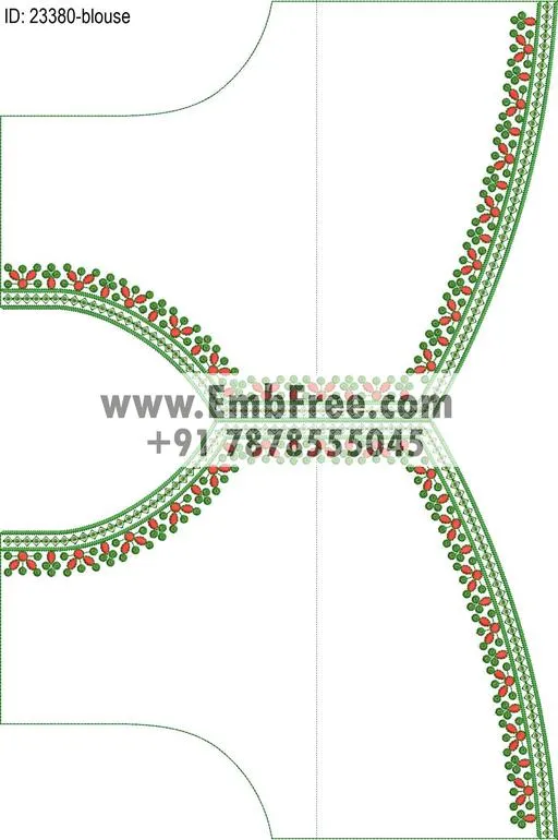 blouse embroidery design