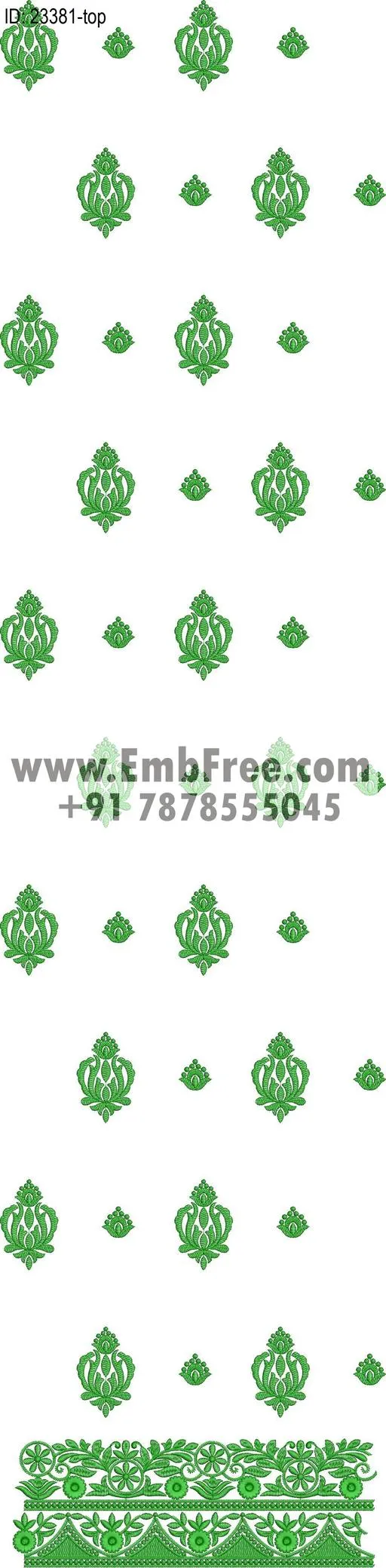 top dupatta embroidery design