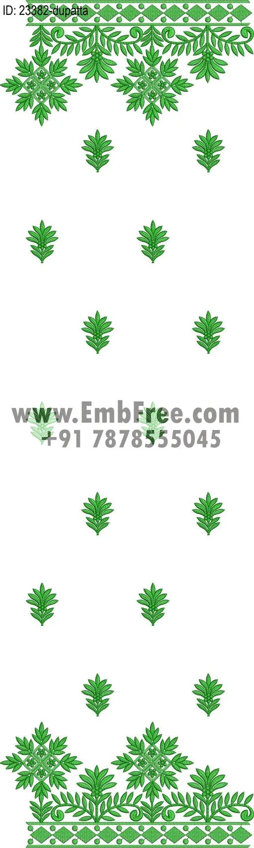 top dupatta embroidery design