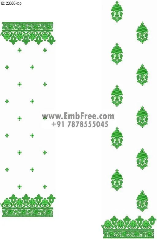 top dupatta embroidery design thumbnail 2
