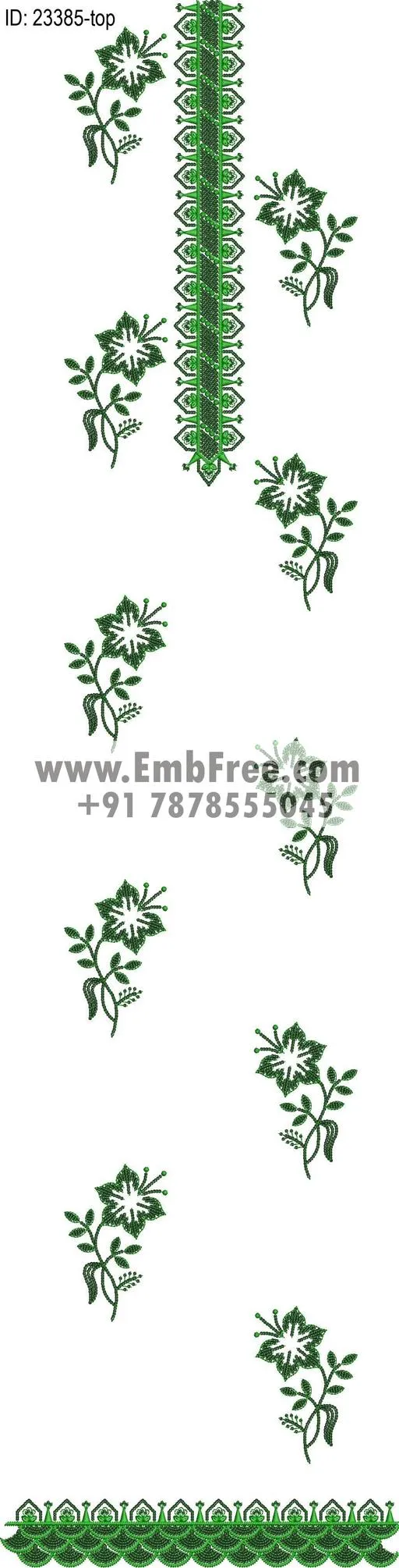 top dupatta embroidery design