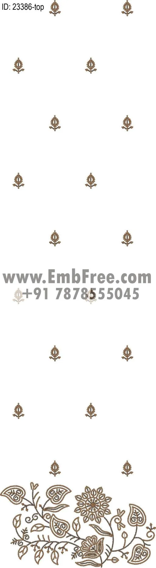 top dupatta embroidery design-ID:23386