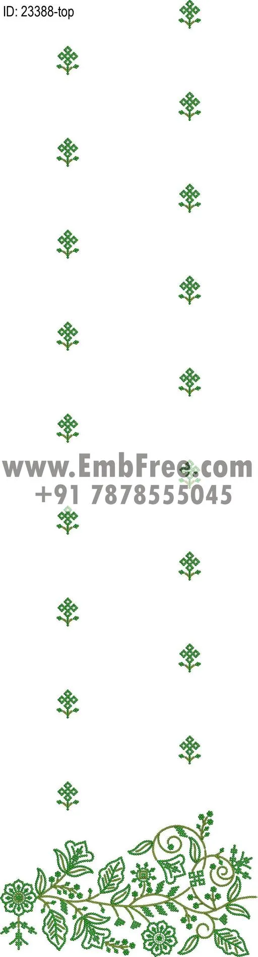 top dupatta embroidery design