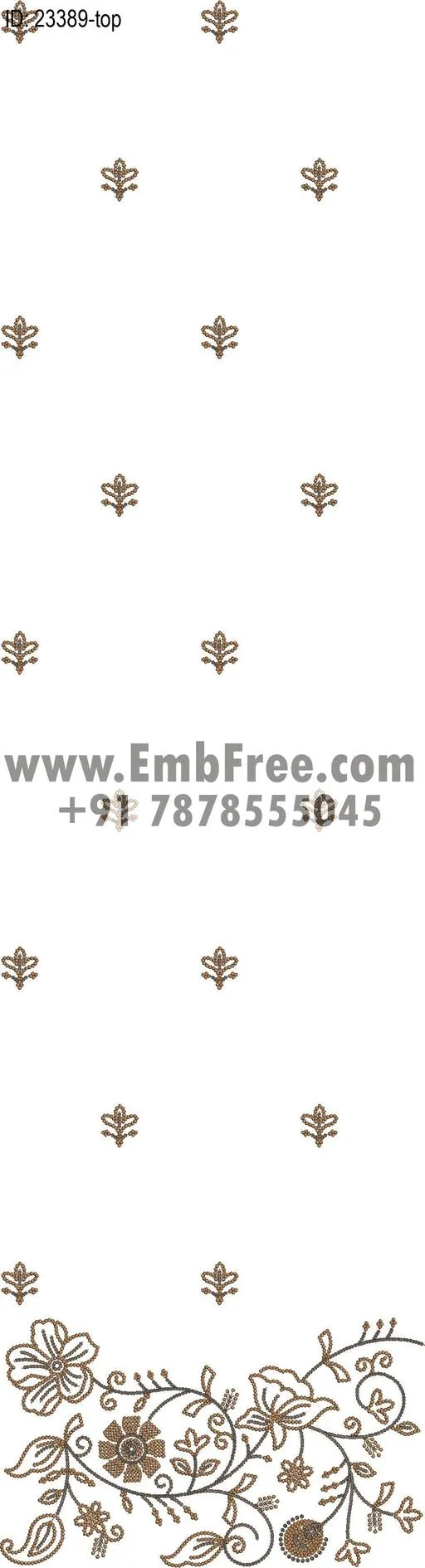 top dupatta embroidery design-ID:23389