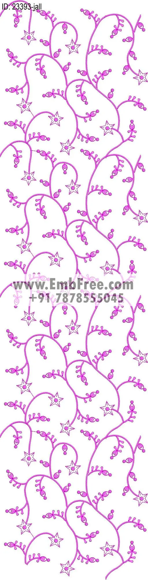 garment embroidery design