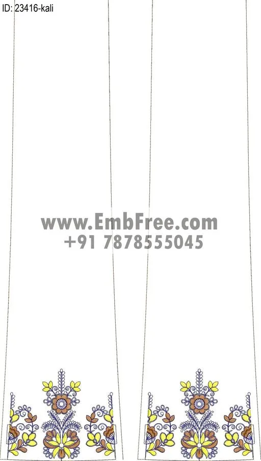 lahenga embroidery design-ID:23416