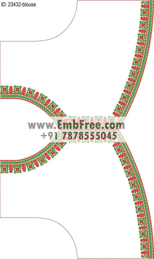 blouse embroidery design