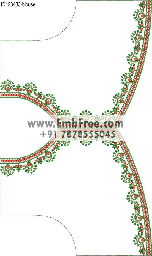 blouse embroidery design