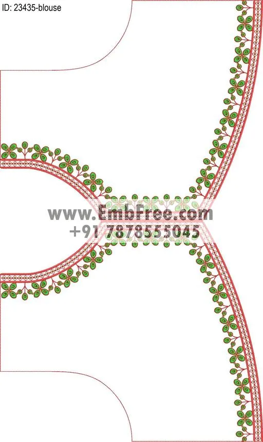 blouse embroidery design