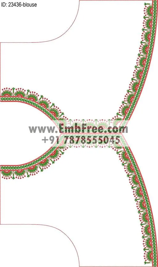 blouse embroidery design