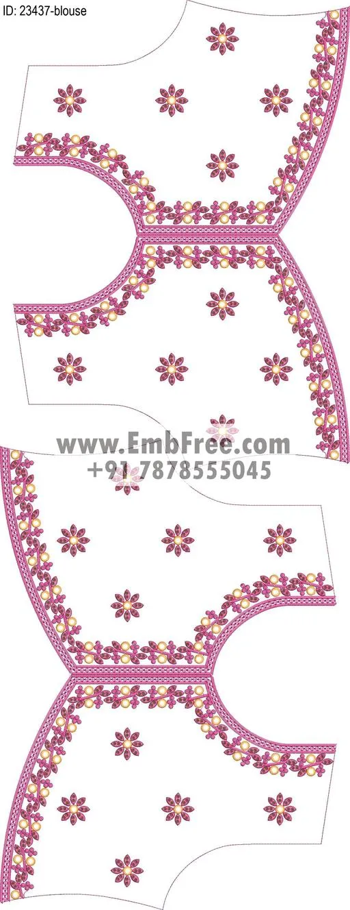 blouse embroidery design