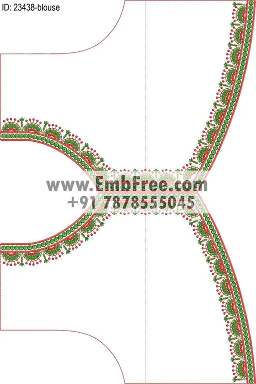 blouse embroidery design