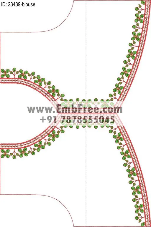 blouse embroidery design