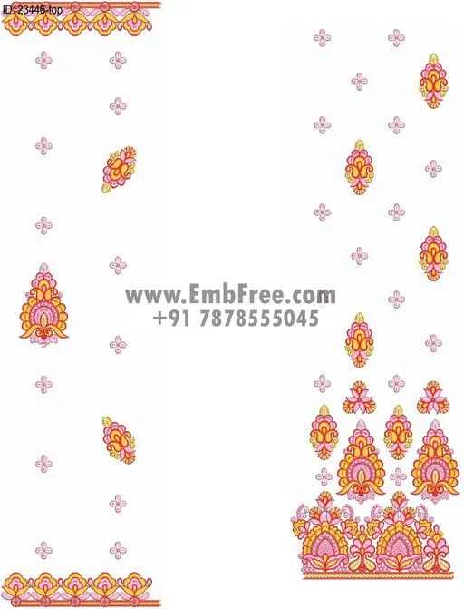 top dupatta embroidery design thumbnail 2