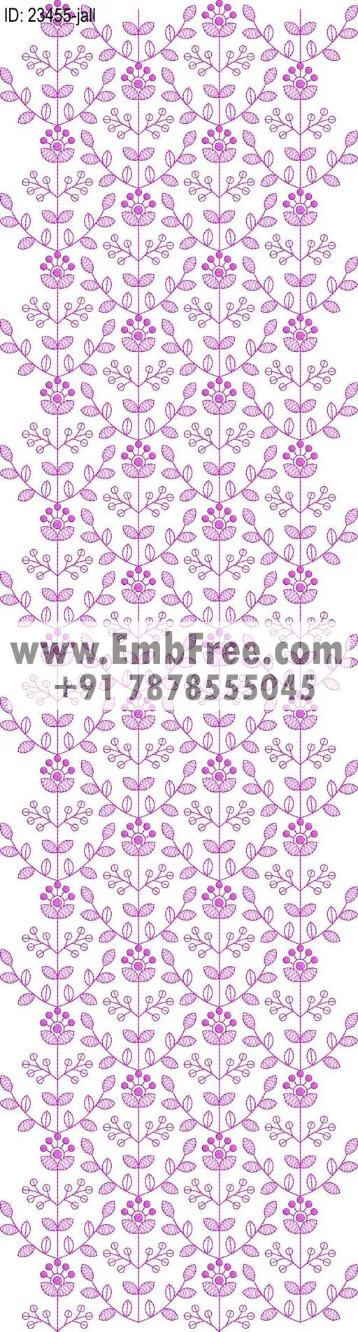 garment embroidery design