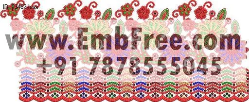 dress single head embroidery design