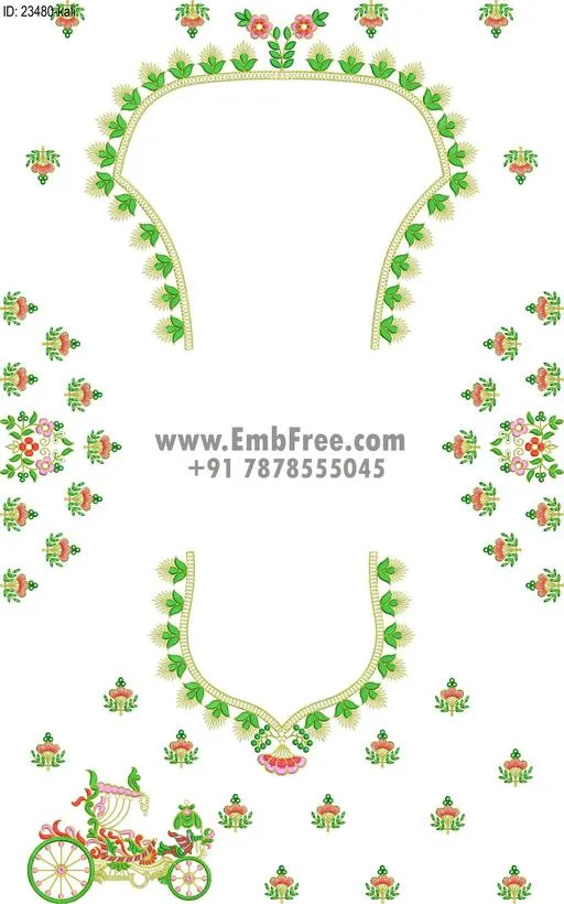 lahenga embroidery design