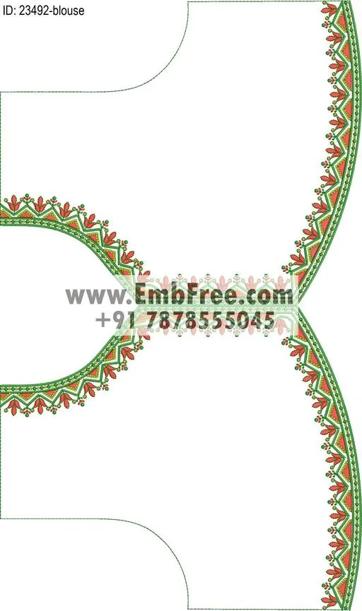 blouse embroidery design