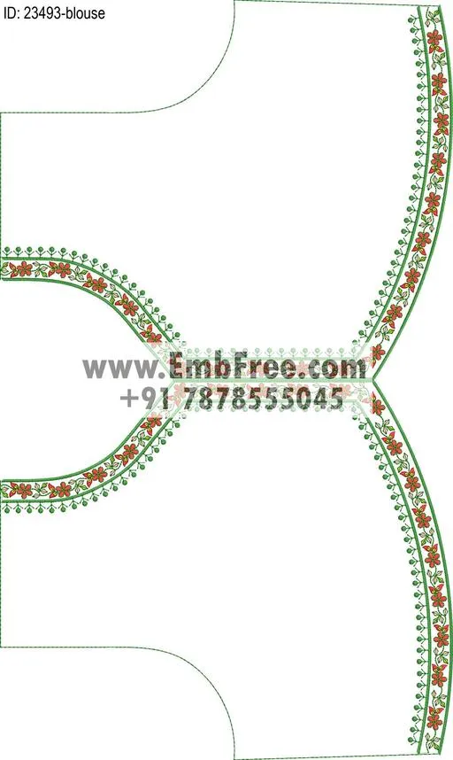 blouse embroidery design