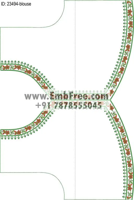 blouse embroidery design