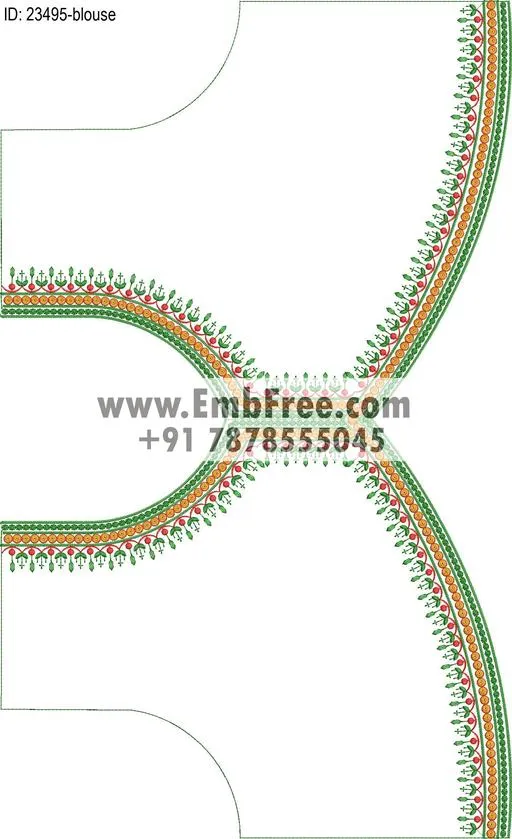 blouse embroidery design