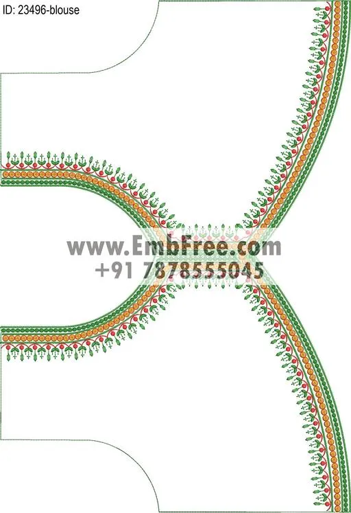 blouse embroidery design