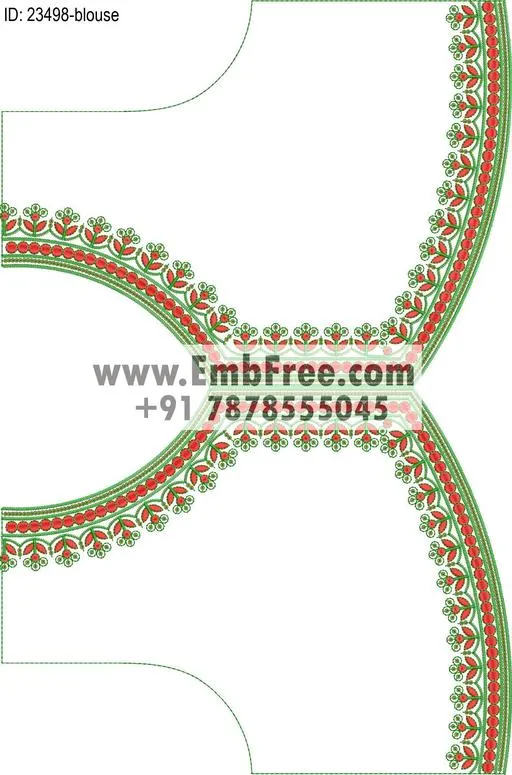 blouse embroidery design embroidery design ID 23498