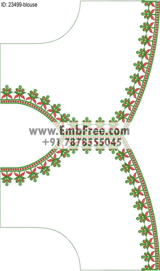 blouse embroidery design embroidery design ID 23499
