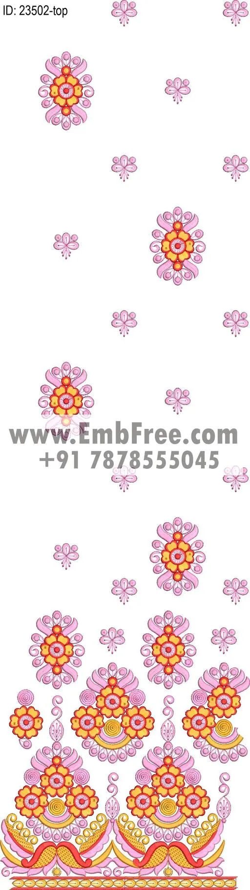 top dupatta embroidery design