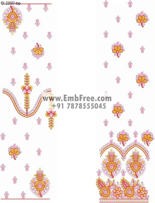 top dupatta embroidery design