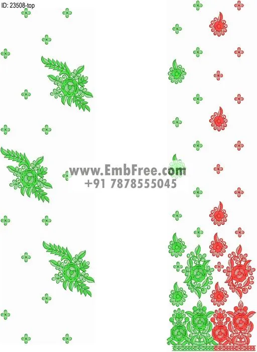 top dupatta embroidery design