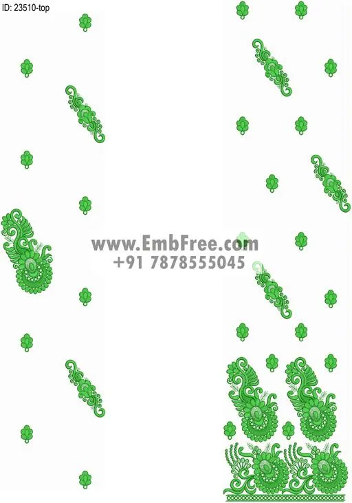 top dupatta embroidery design