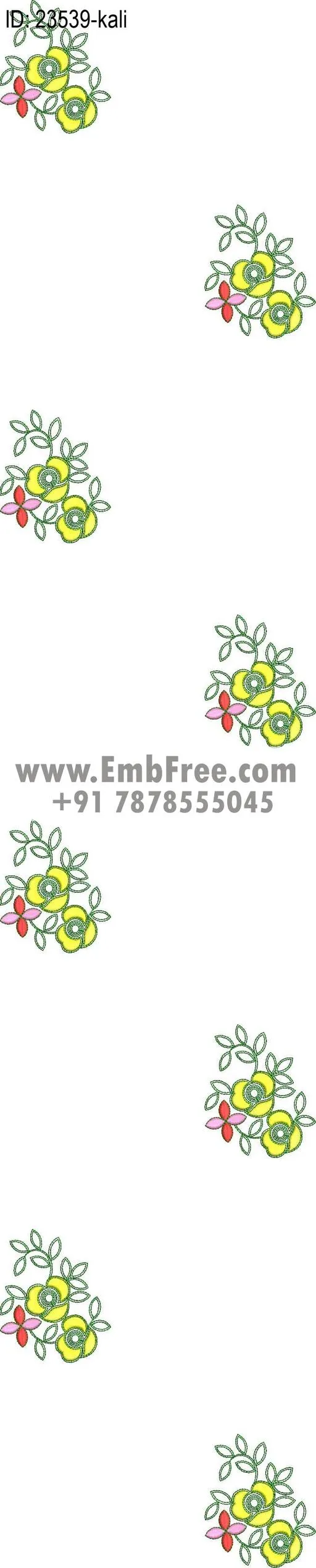 lahenga embroidery design-ID:23539