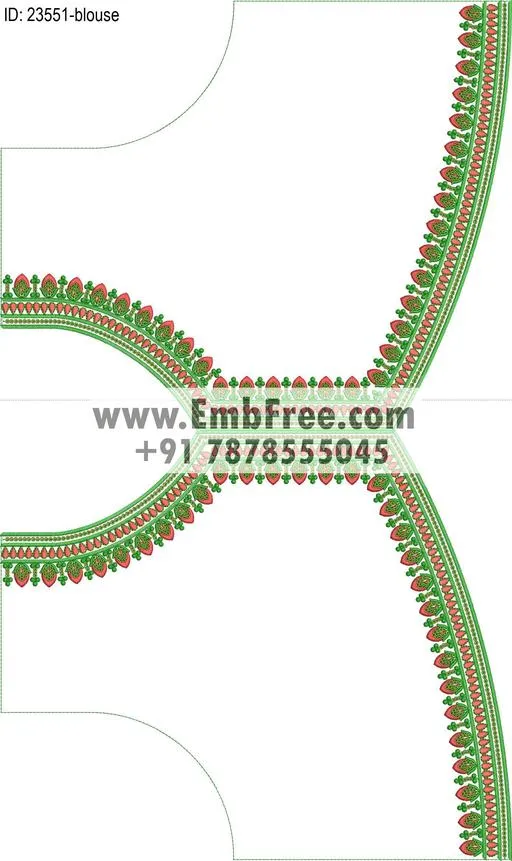 blouse embroidery design