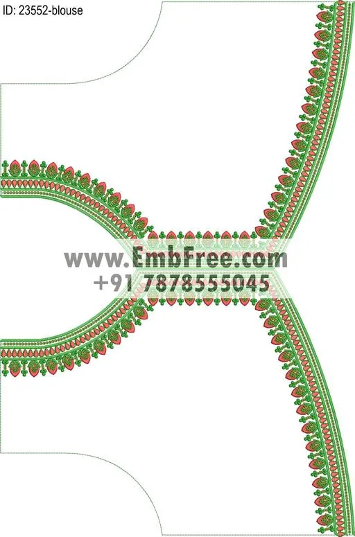 blouse embroidery design