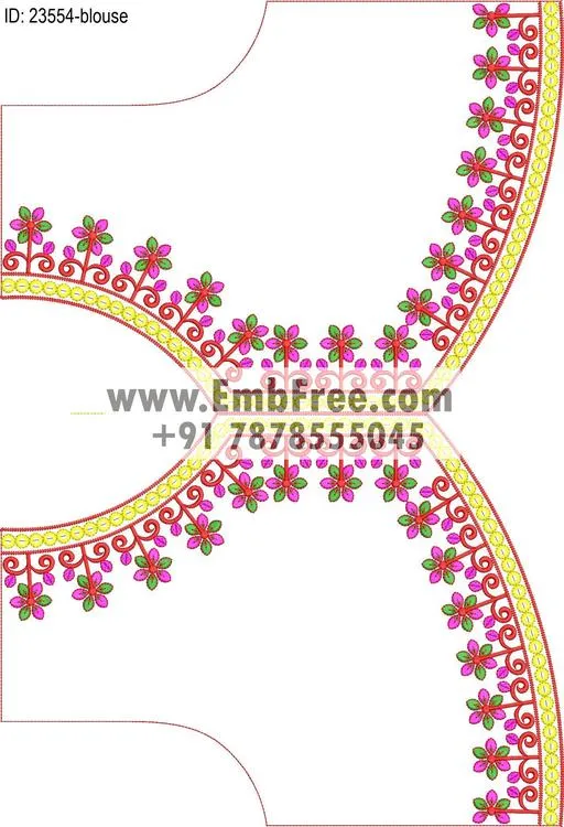 blouse embroidery design