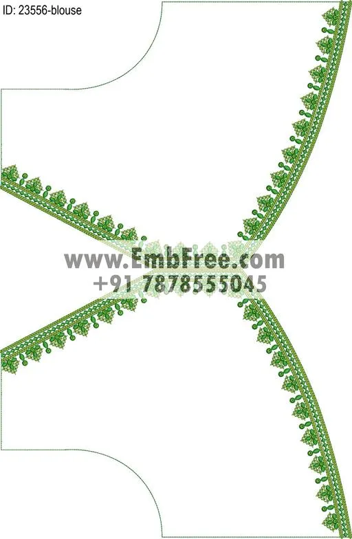blouse embroidery design-ID:23556