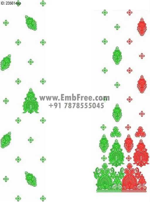 top dupatta embroidery design