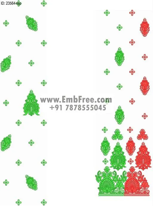 top dupatta embroidery design