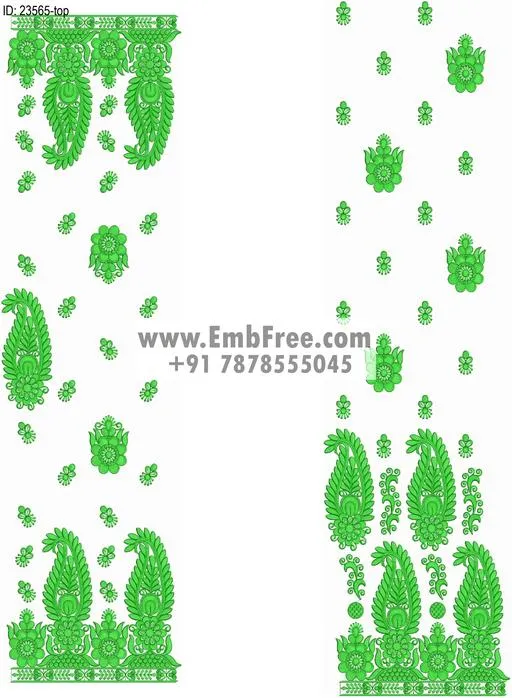 top dupatta embroidery design